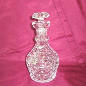 WATERFORD LISMORE DECANTER  9 1/2" TALL VINTAGE